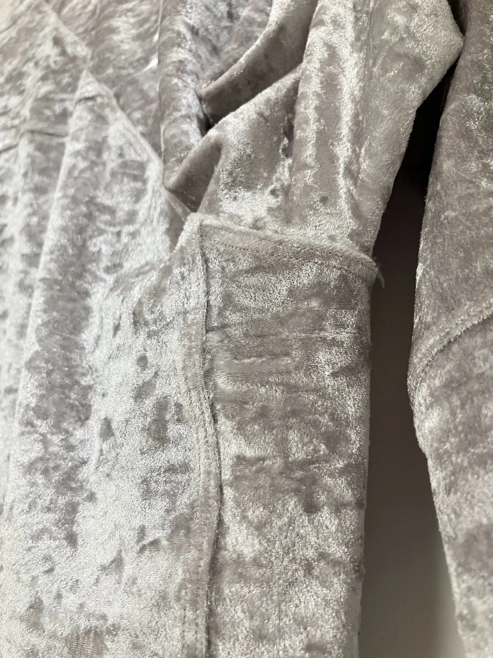 Lululemon Warm Down Crew Crushed Velvet Chrome *Sz 8* Special Edition Silver